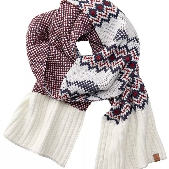 Timberland Fair Isle Knit Scarf - Picture 2 of 3